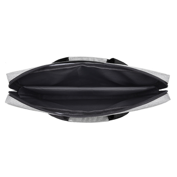 Nosič na rameno na notebook/tablet – Oxford látka, zipsové otvorenie, počítačová kapsa, polyesterové vnútro, jedna ramenná šnúrka, obchodný štýl