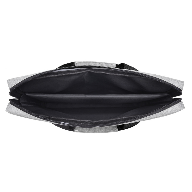 Nosič na rameno na notebook/tablet – Oxford látka, zipsové otvorenie, počítačová kapsa, polyesterové vnútro, jedna ramenná šnúrka, obchodný štýl