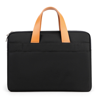 Torba za laptop od Oxford tkanine, unisex, prozračna, vodootporna, otporna na habanje i udarce, podstava od poliestera, jednobojni dizajn, poslovni stil.