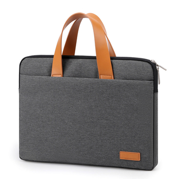 Torba za laptop od Oxford tkanine, unisex, prozračna, vodootporna, otporna na habanje i udarce, podstava od poliestera, jednobojni dizajn, poslovni stil.