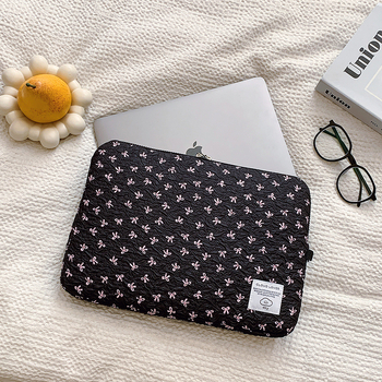 Obal na tablet s dizajnom mašličky, polyester, tenká zamatová podšívka, ľahký a priedušný, štýl voľnočasového cestovania