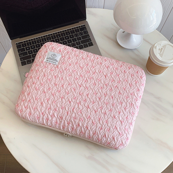 Obal na tablet s dizajnom mašličky, polyester, tenká zamatová podšívka, ľahký a priedušný, štýl voľnočasového cestovania