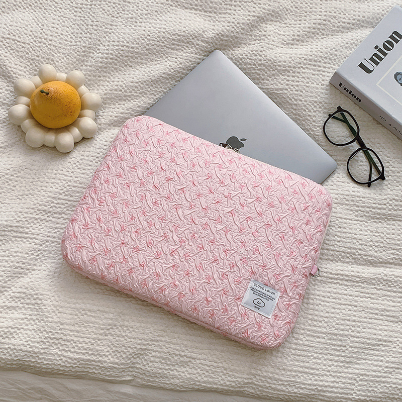 Obal na tablet s dizajnom mašličky, polyester, tenká zamatová podšívka, ľahký a priedušný, štýl voľnočasového cestovania