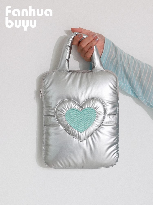 Geantă pentru tabletă pentru femei – impermeabilă, ultraușoară, exterior textil, model geometric, primăvara 2025