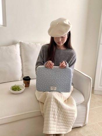 Platnena torba za gradski laptop s unutarnjom pregradom za uređaje 11–13 inča, ulični stil, unisex