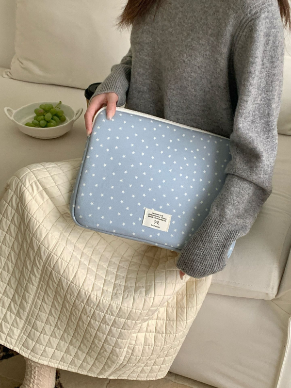 Platnena torba za gradski laptop s unutarnjom pregradom za uređaje 11–13 inča, ulični stil, unisex