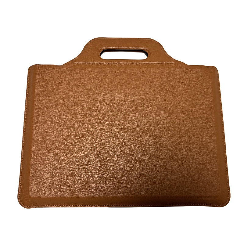 Geantă pentru laptop cu suport, material PU, rezistent la uzură, Vara 2024, brand RJ