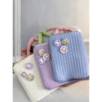 Geantă din nylon pentru tablete și laptopuri — rezistentă la uzură și șocuri, închidere în cârlig, mâner moale, buzunar interior pentru carduri