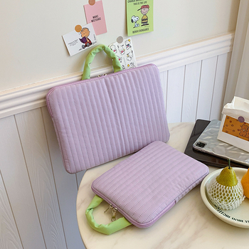 Geantă din nylon pentru tablete și laptopuri — rezistentă la uzură și șocuri, închidere în cârlig, mâner moale, buzunar interior pentru carduri