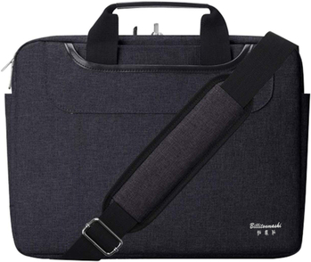 Poslovna torba za prijenosno računalo, vodootporni najlon, zatvarač, podstavljena unutrašnjost, pogodna za notebook/tablet/iPad