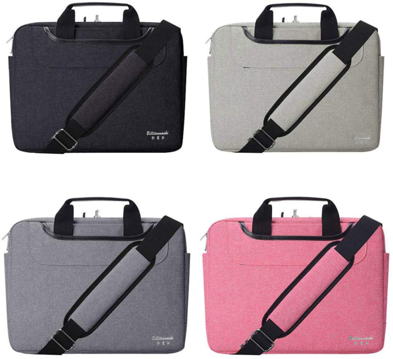 Poslovna torba za prijenosno računalo, vodootporni najlon, zatvarač, podstavljena unutrašnjost, pogodna za notebook/tablet/iPad