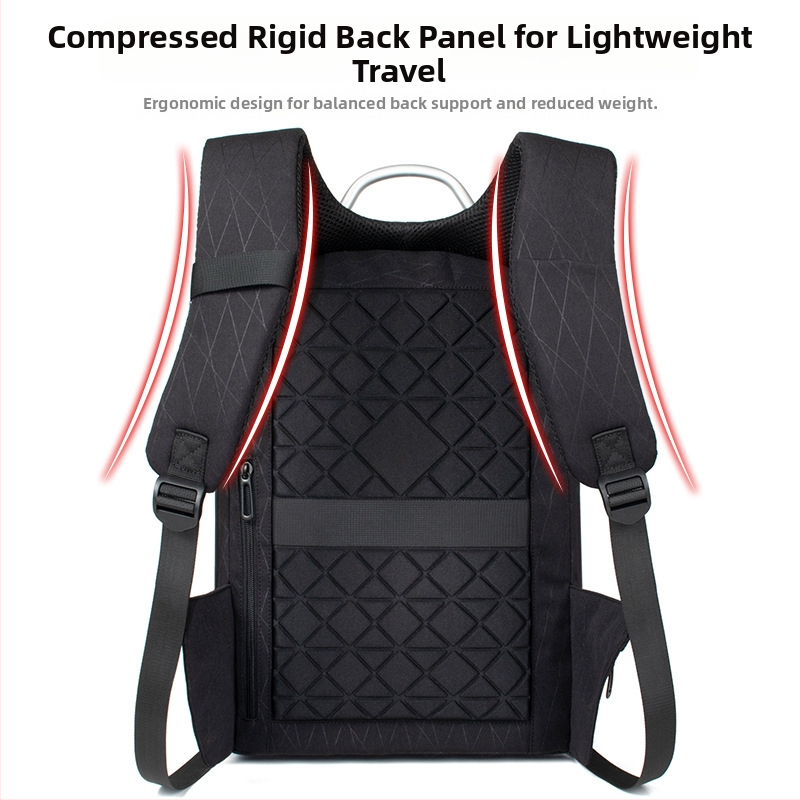 Hátizsák su apsauga nuo vagystės, kvėpuojanti, atspari vandeniui, dėvėjimuisi atspari medžiaga, USB įkrovimo jungtimi; vidinės kišenės nešiojamam kompiuteriui/tabletei/iPad