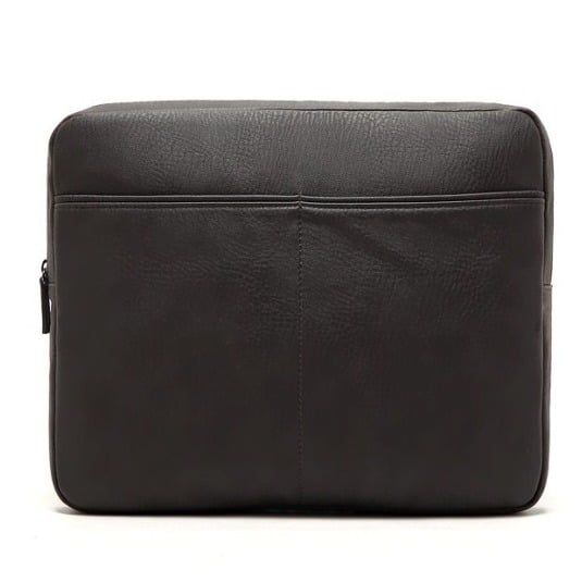 PU bőr táska tabletához és notebookhoz cipzárral, belső bélés, zipzáros zseb és telefon zseb, vízálló és kopásálló, modell HY-2016
