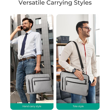 Τσάντα λάπτοπ με πολλαπλά διαμερίσματα, μεγάλη χωρητικότητα, ανθεκτική σε σεισμούς σχεδίαση, Oxford ύφασμα, φερμουάρ