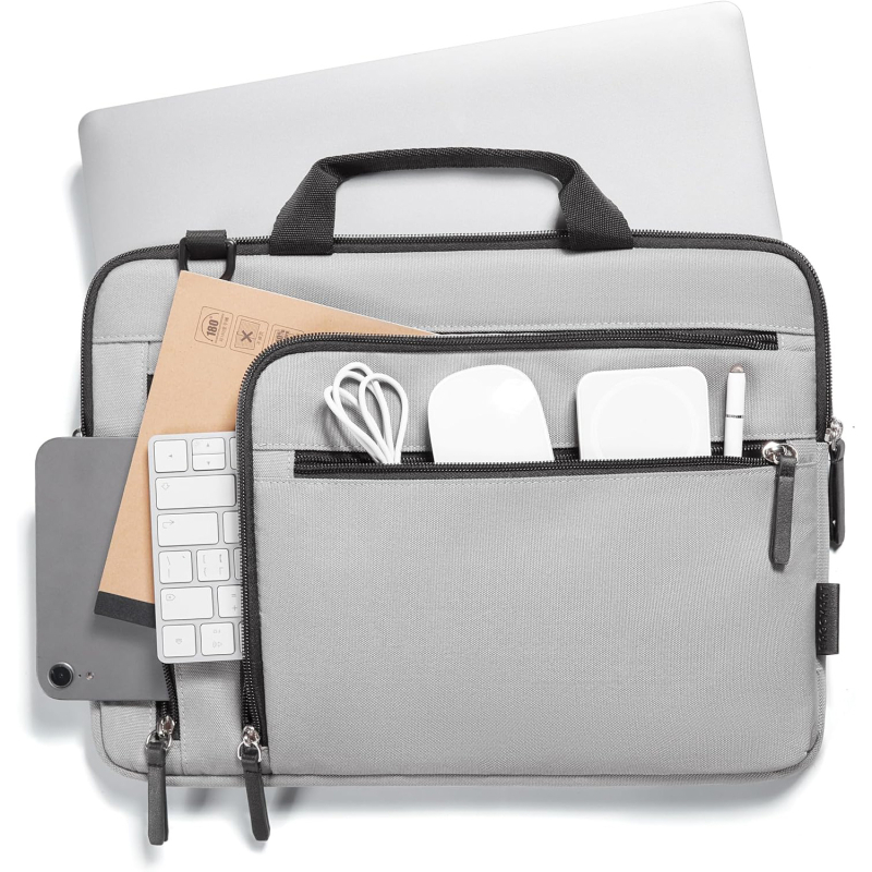 Τσάντα λάπτοπ με πολλαπλά διαμερίσματα, μεγάλη χωρητικότητα, ανθεκτική σε σεισμούς σχεδίαση, Oxford ύφασμα, φερμουάρ