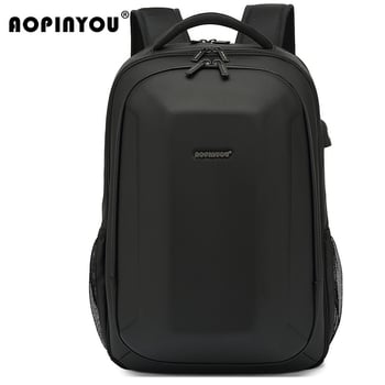 Vodootporan ruksak s tvrdom kućištem za prijenosno računalo za poslovna putovanja, EVA materijal, kompatibilan s 15-inčnim laptopom, kapacitet 20–35 L, ergonomski stražnji panel