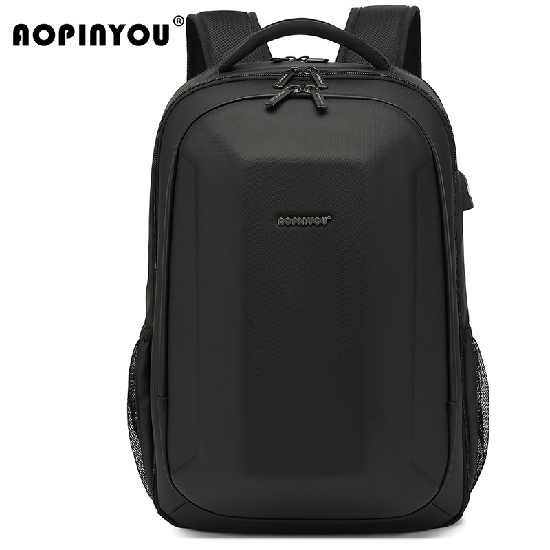 Vodootporan ruksak s tvrdom kućištem za prijenosno računalo za poslovna putovanja, EVA materijal, kompatibilan s 15-inčnim laptopom, kapacitet 20–35 L, ergonomski stražnji panel