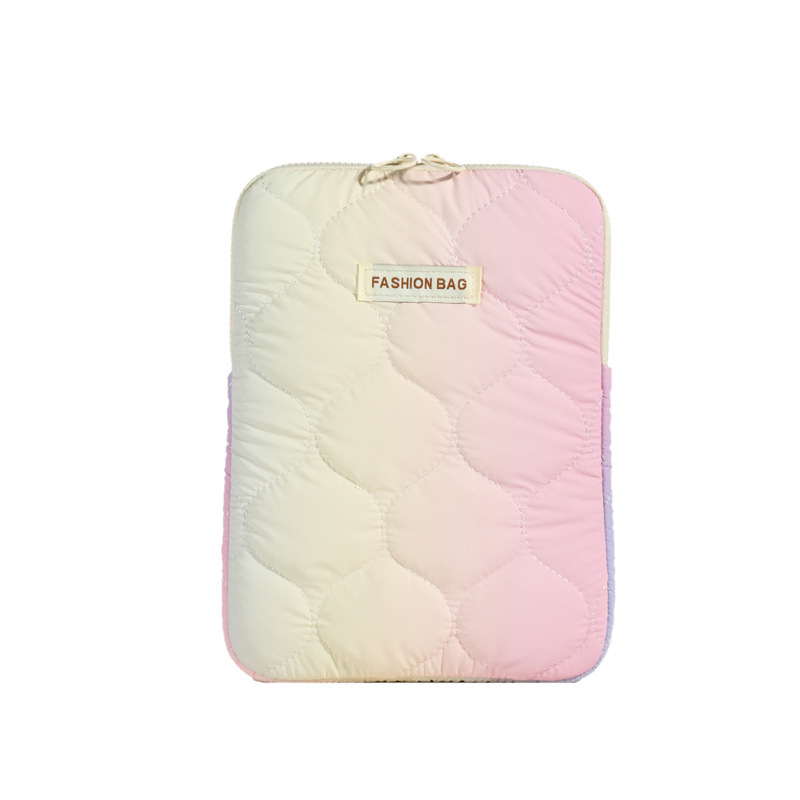 Puzdro na notebook a tablet – ultraľahké, nylon, kvetinový vzor, plyšová podšívka, unisex (ultraľahké; nylon; kvetinový vzor; plyšová podšívka; unisex)