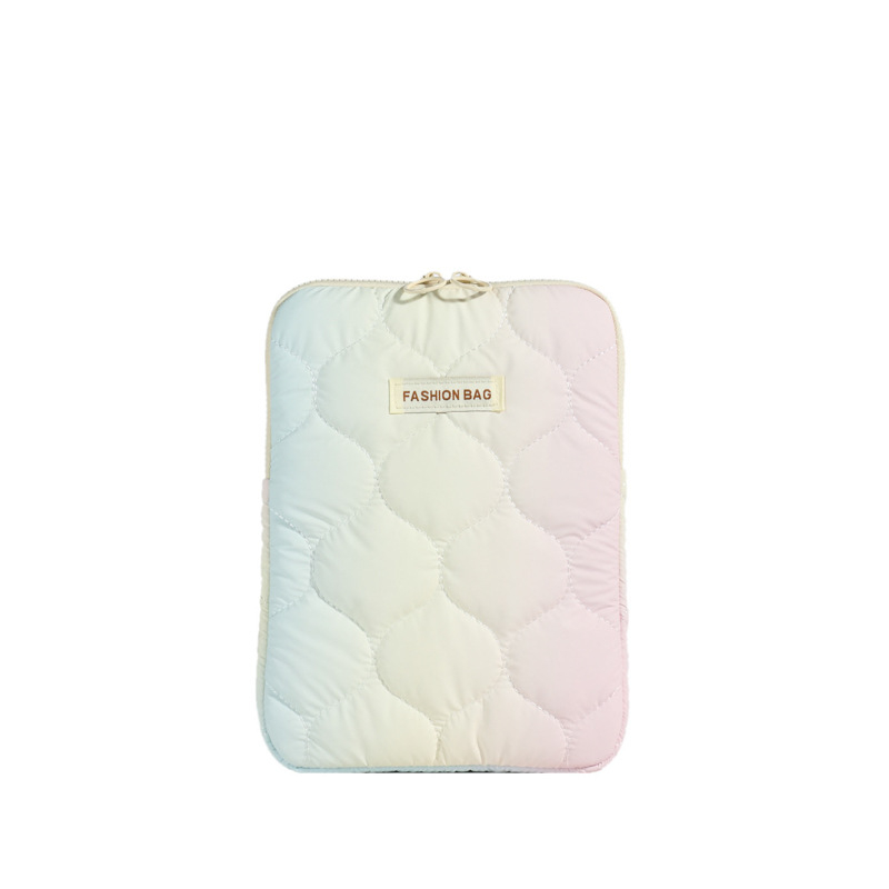 Puzdro na notebook a tablet – ultraľahké, nylon, kvetinový vzor, plyšová podšívka, unisex (ultraľahké; nylon; kvetinový vzor; plyšová podšívka; unisex)