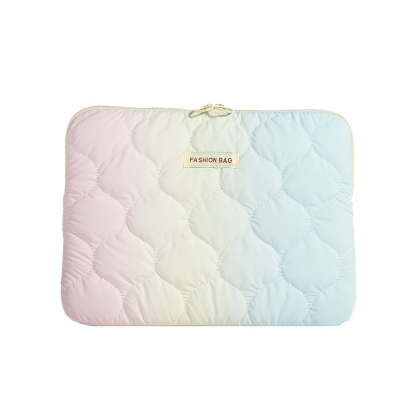 Puzdro na notebook a tablet – ultraľahké, nylon, kvetinový vzor, plyšová podšívka, unisex (ultraľahké; nylon; kvetinový vzor; plyšová podšívka; unisex)