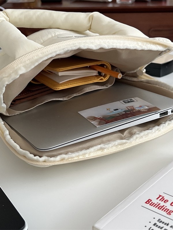 Geantă de umăr pentru tabletă și laptop, design anti-furt, material nylon, căptușeală din nylon, compatibilă cu laptop de 13 inch