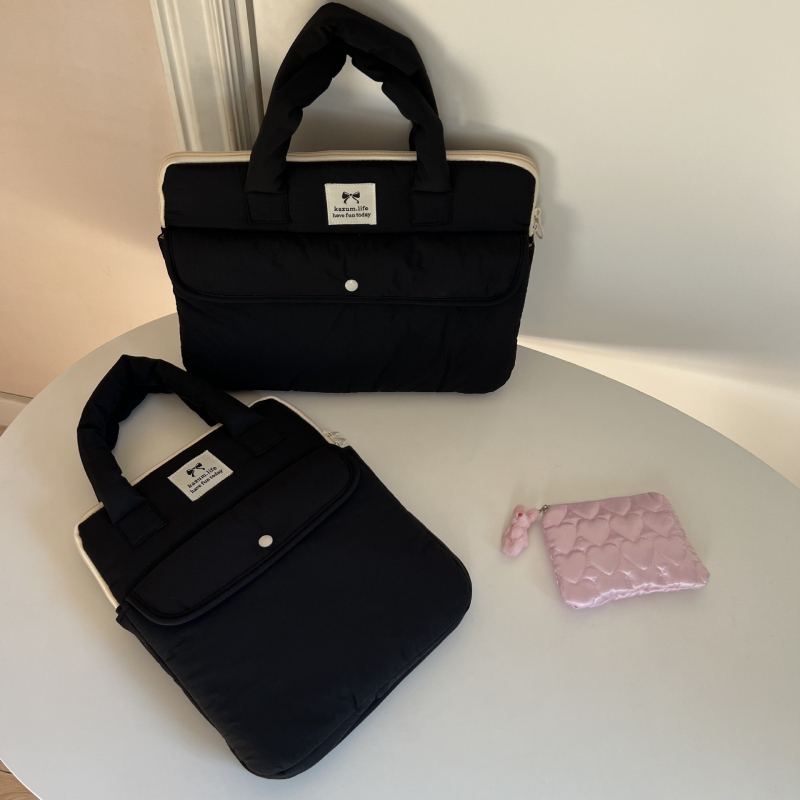 Geantă de umăr pentru tabletă și laptop, design anti-furt, material nylon, căptușeală din nylon, compatibilă cu laptop de 13 inch