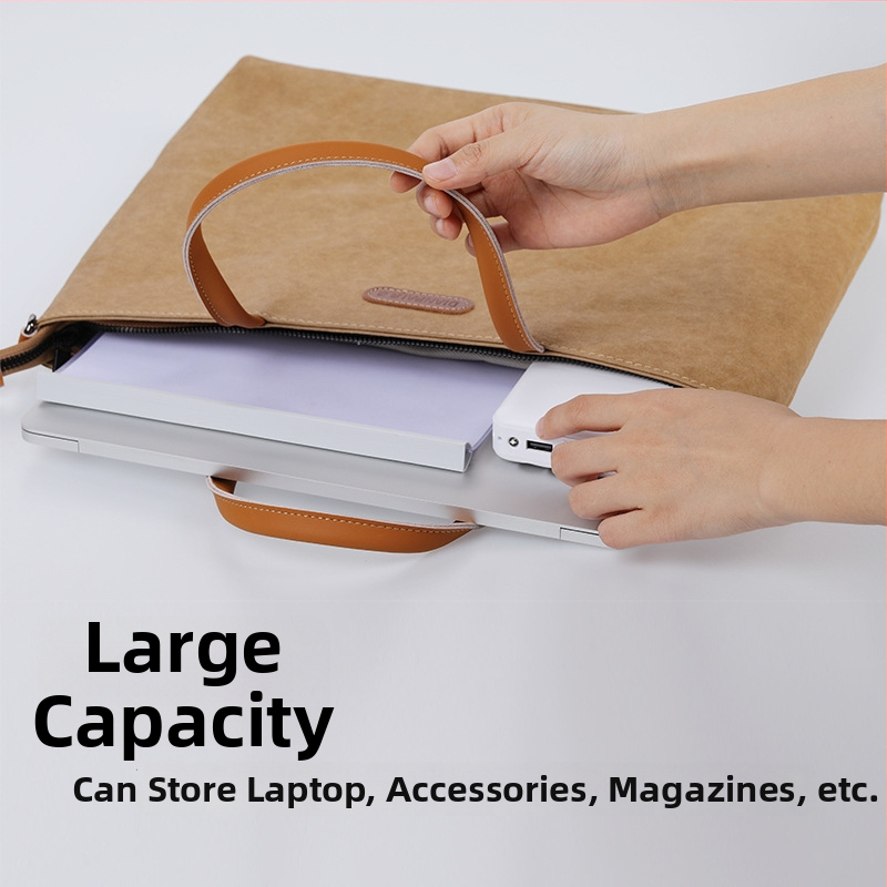 Vnútorná taška na zošity z kraft papiera — ultra ľahká, odolná voči opotrebeniu, odolná voči zemetraseniu, znižuje zaťaženie