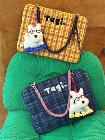 Torba za prijenosno računalo od diving materijala, zaštita od udarca, prijenosni stil aktovke, uzorak s slovima, podstava od poliestera, jesen 2024