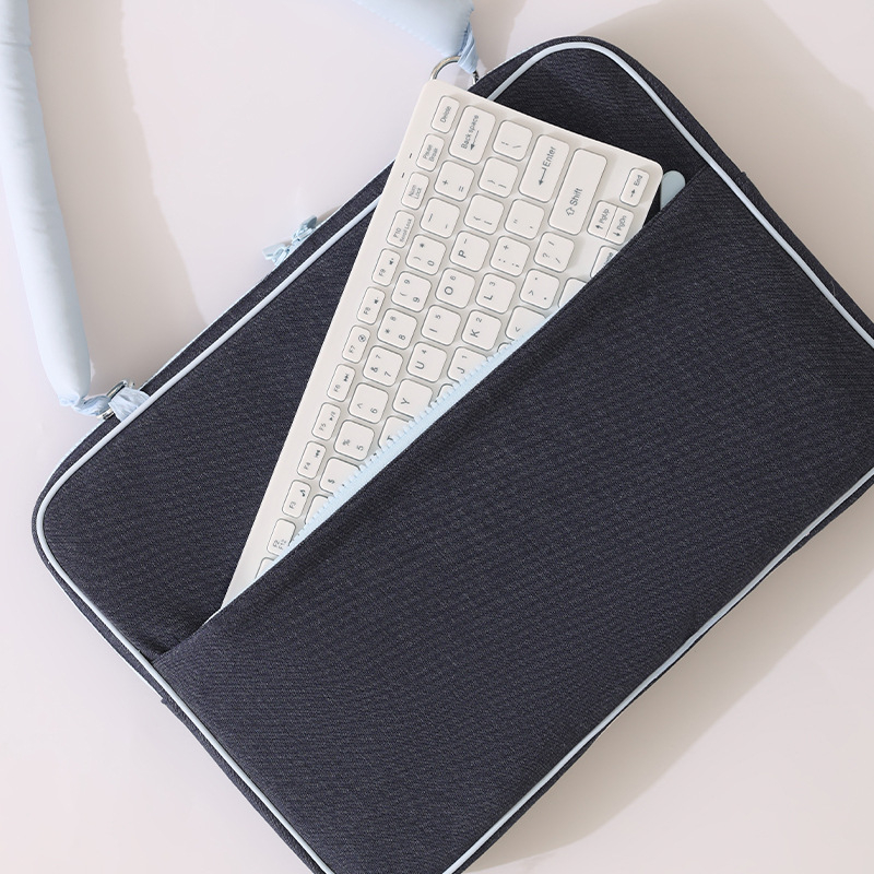 Beilian denim torba za laptop, gradski stil, preko ramena, podstava od poliester, unisex
