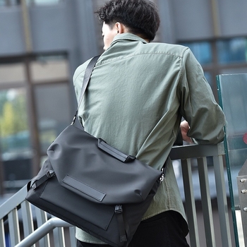 ORSON Minimalistička vodootporna torba za prijenosno računalo, crossbody, velika kapaciteta, za 16-inčni laptop, za studente
