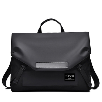 ORSON Minimalistička vodootporna torba za prijenosno računalo, crossbody, velika kapaciteta, za 16-inčni laptop, za studente