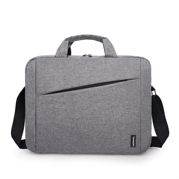 Unisex torba za laptop preko ramena od najlona, velika kapaciteta, pretinac za 17-inčni laptop, zatvarač, više pretinaca, mekana ručka