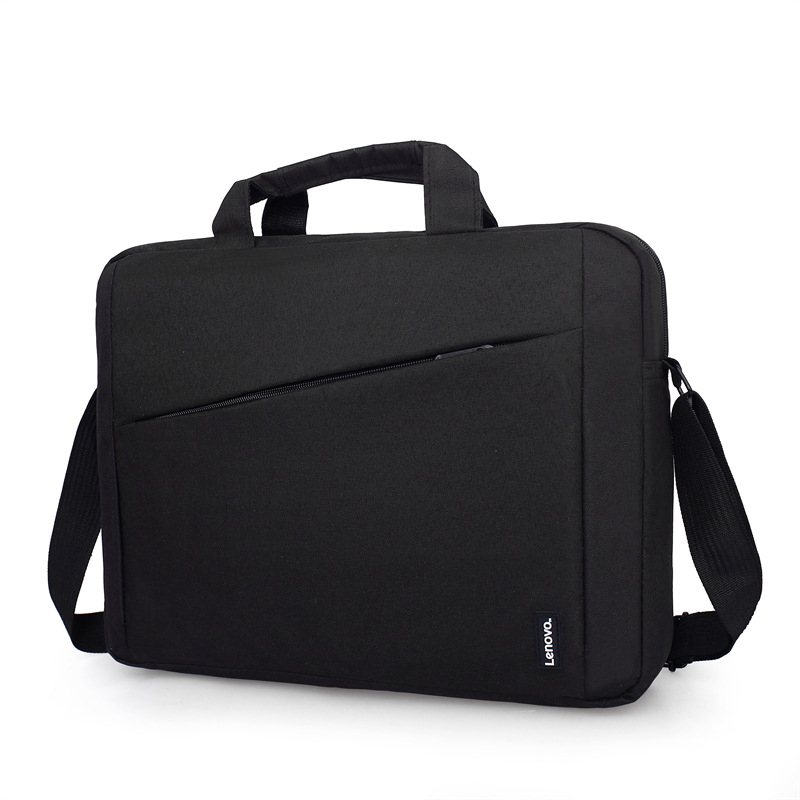 Unisex torba za laptop preko ramena od najlona, velika kapaciteta, pretinac za 17-inčni laptop, zatvarač, više pretinaca, mekana ručka
