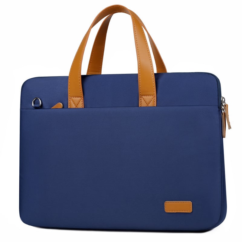 Geantă de umăr pentru documente și laptop, impermeabilă, ultraușoară, rezistentă la șocuri, material poliester, vară 2023.