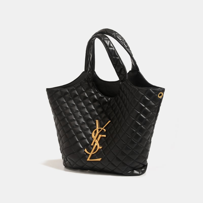 Geantă tote pentru femei, PVC, stil urban minimalist, formă orizontal pătrată, căptușeală Oxford