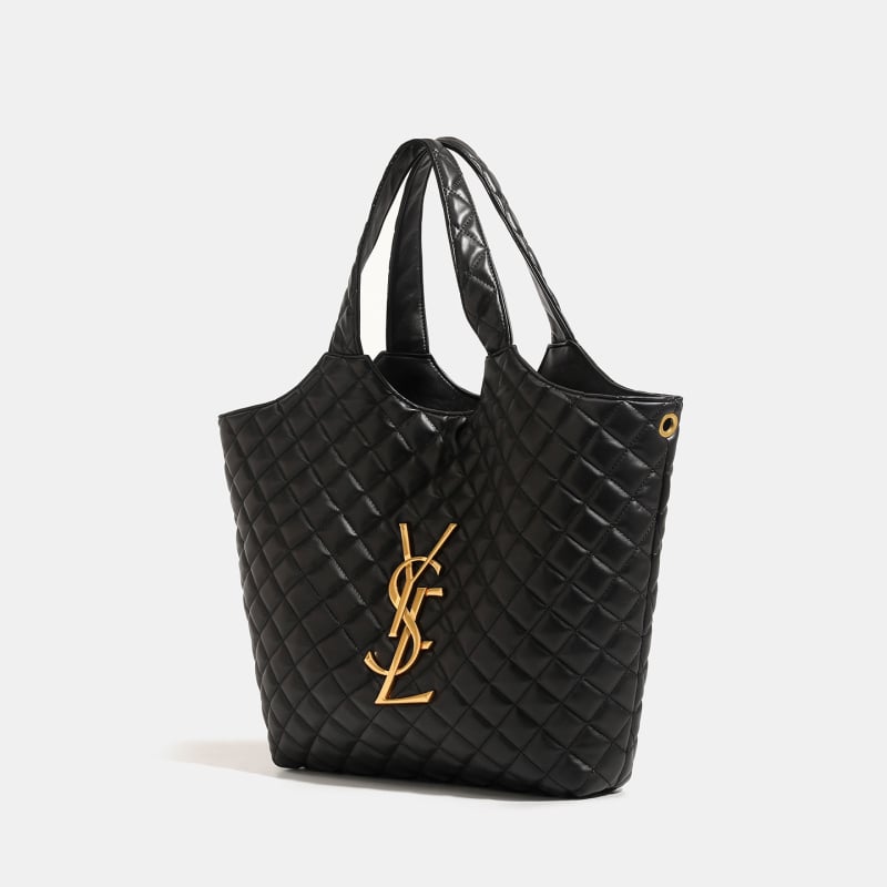 Geantă tote pentru femei, PVC, stil urban minimalist, formă orizontal pătrată, căptușeală Oxford