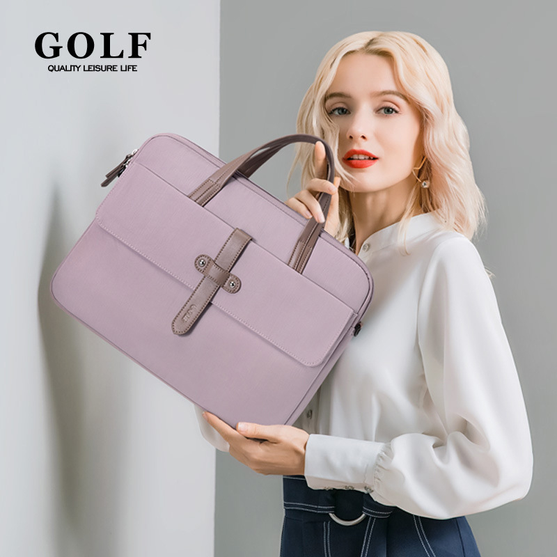 GOLF Torba za laptop s unutarnjom džepom, otporan materijal (tkanina/sintetička koža), velika kapaciteta, nošenje preko ramena i crossbody