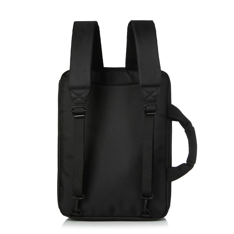 Nailoninė nešiojamojo kompiuterio kuprinė su kabliuko užsegimu, vidinė apdaila ir užraktas, tinkama nešiojamojo kompiuteriui ir iPad