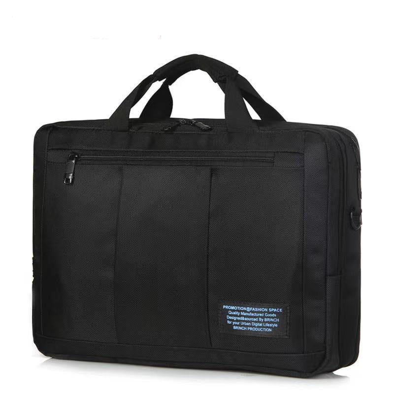 Nailoninė nešiojamojo kompiuterio kuprinė su kabliuko užsegimu, vidinė apdaila ir užraktas, tinkama nešiojamojo kompiuteriui ir iPad