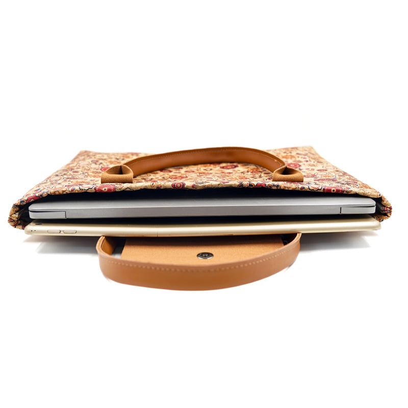 Τσάντα λαπτοπ από φελλό, αδιάβροχη, ανθεκτική σε σεισμούς, Unisex, ελαφριά, εκτύπωση λογοτύπου