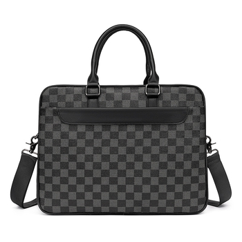 Katypaul geantă de laptop business, impermeabilă, ultraușoară, material PU, Primăvara 2025, unisex