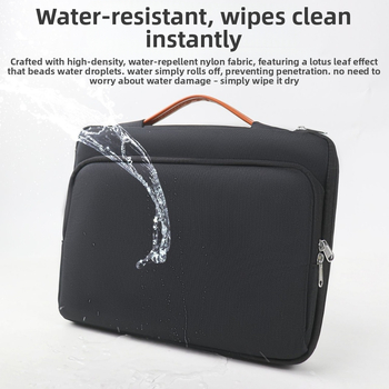 Taška na notebook do kancelárie, nylonový exteriér s polyesterovou podšívkou, jednofarebný vzor, unisex dizajn, vydanie Zima 2024, od Group process