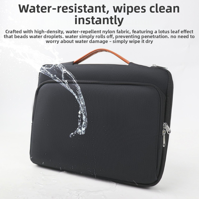 Taška na notebook do kancelárie, nylonový exteriér s polyesterovou podšívkou, jednofarebný vzor, unisex dizajn, vydanie Zima 2024, od Group process