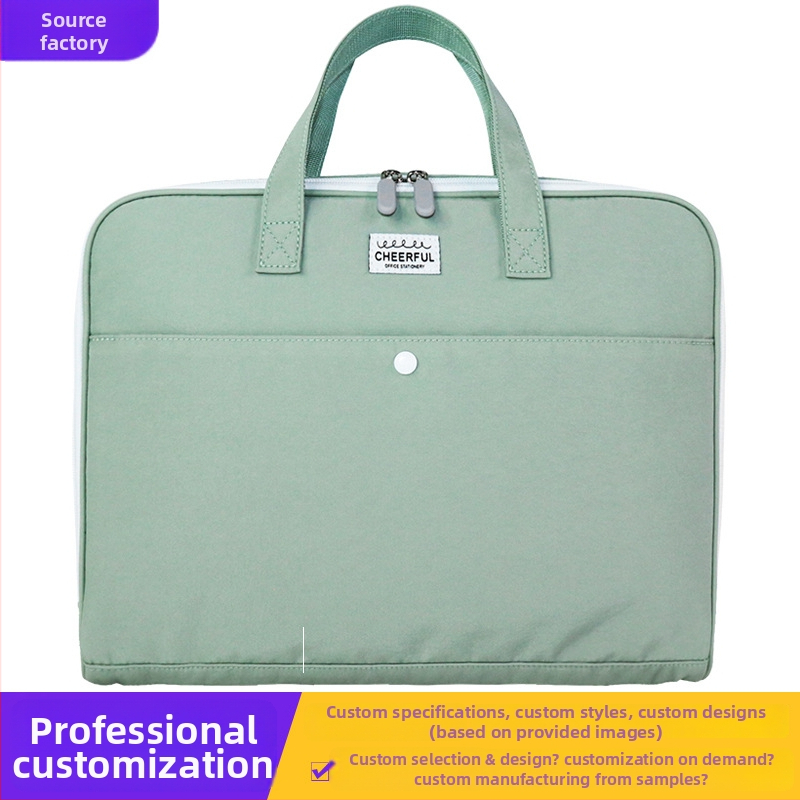 Nylonová taška na notebook s mäkkou rukoväťou, zapínanie na zips, priehradka na certifikát, vodotesná a priedušná, ideálna na obchodné cesty