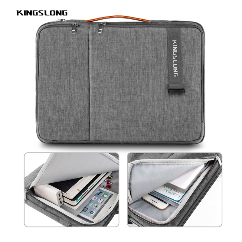 Τσαντα λάπτοπ μεγάλης χωρητικότητας, unisex, αδιάβροχη και αντί-κραδασμική, από Oxford ύφασμα με επένδυση πολυεστέρα, στυλ φορητού φακέλου