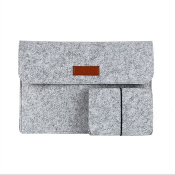 Feltist kaitsekott märkmikule/tabletile sülearvutiga taskuga, kapataalse avamine, logotüübi kohandamine