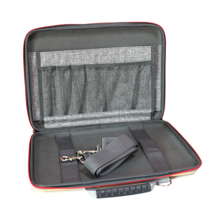 BRN EVA laptop táska - vízálló, kopásálló, cipzárral záródó, puha fogantyú, kézitáska stílusban