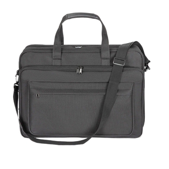 Geantă de laptop pentru umăr din Oxford, stil urban minimalist, rezistență la șocuri, căptușeală poliester, unisex