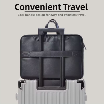 Taška na notebook s dizajnom mačky z kreslených postáv, dvojité použitie – do ruky alebo cez rameno, PU materiál, vodeodolná, odolná voči opotrebeniu, proti otrasom, unisex