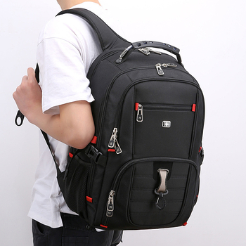 KINGSGEAR ruksak za 16-inčni prijenosno računalo, velika kapaciteta, poslovna putovanja, Oxford materijal, unisex, 36–55 L, protiv krađe, zakrivljeni naramenici, jednobojan